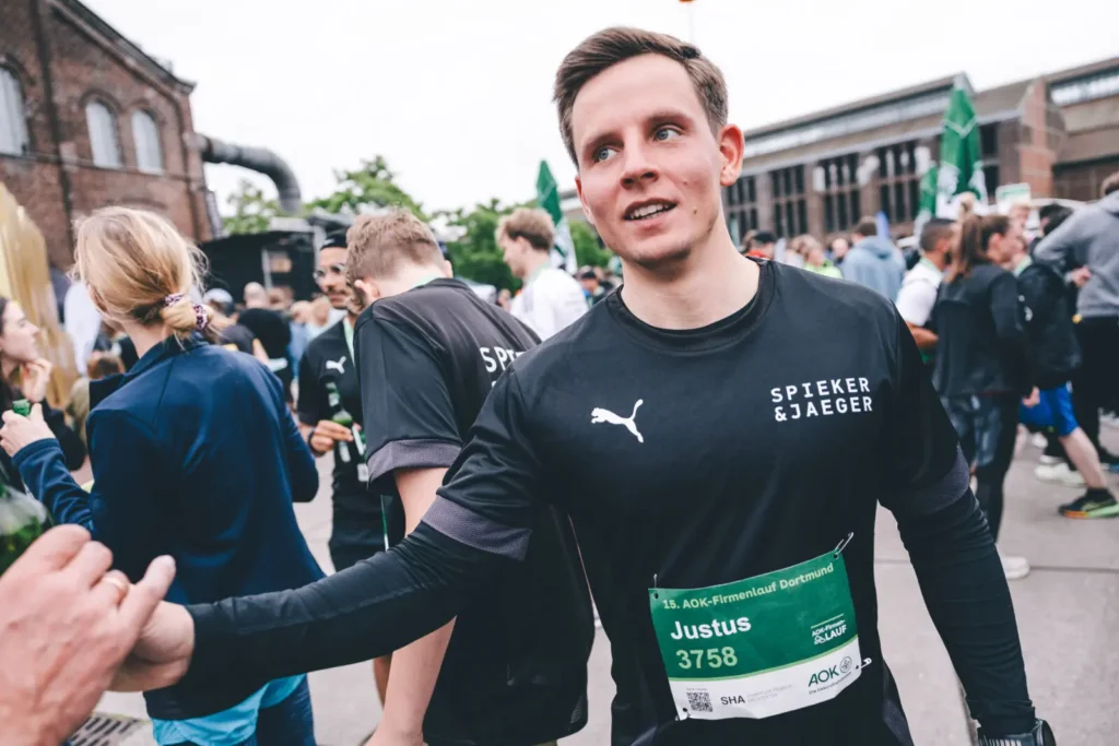 Läufer beim Firmenlauf in Dortmund